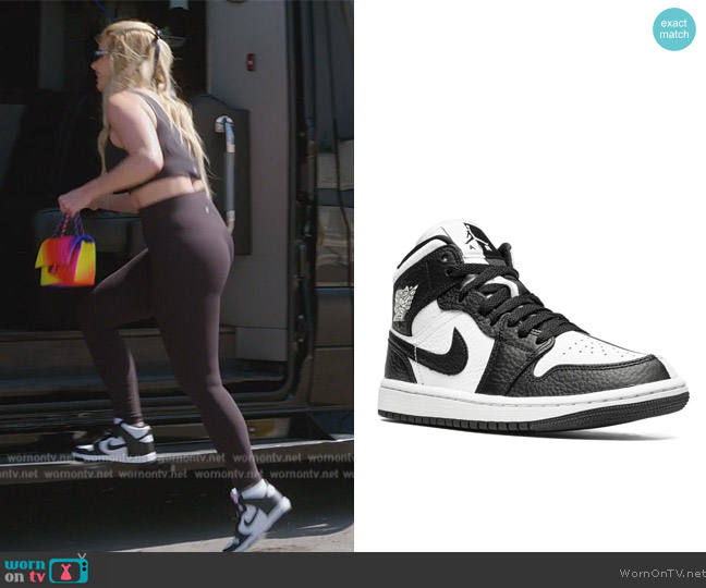 Jordan Air Jordan 1 Mid Sneakers worn by Alexia Echevarria (Alexia Echevarria) on The Real Housewives of Miami
