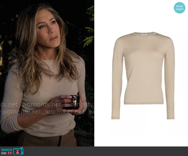 Max Mara Pesco Sweater worn by Alex Levy (Jennifer Aniston) on The Morning Show