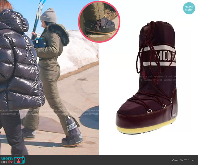 Moon Boot Icon Snow Boots worn by Monica Garcia on The Real Housewives of Salt Lake City