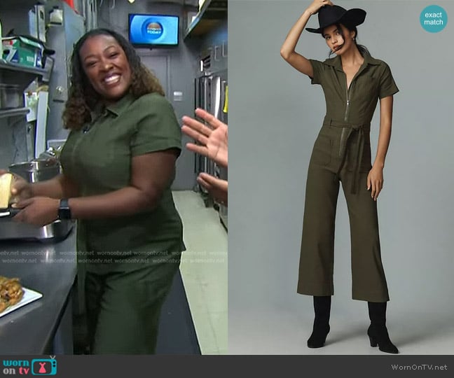 Maeve The Colette Weekend Jumpsuit in Holly worn by Tiffany Derry on Today