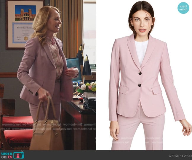 Theory Carissa Two Button Blazer worn by Lisa Benner (Marg Helgenberger) on All Rise