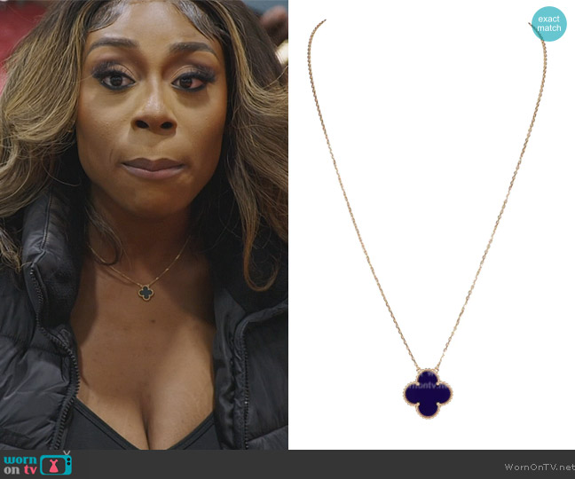 Van Cleef & Arpels Magic Alhambra Vendome Necklace worn by Nneka Ihim on The Real Housewives of Potomac