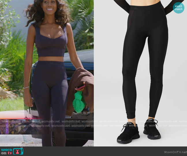 Alo Airlift High-Waist Ballet Dream Leggings worn by Kiki Barth (Kiki Barth) on The Real Housewives of Miami