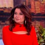 Ana’s red cutout dress on The View