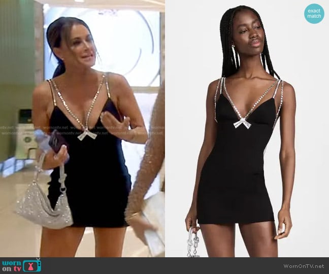 WornOnTV: Kyle's black crystal strap mini dress on The Real Housewives of Beverly Hills | Kyle Richards | Clothes and Wardrobe from TV WornOnTV: Kyle's black crystal strap mini dress on The Real Housewives of Beverly Hills | Kyle Richards | Clothes and Wardrobe from TV