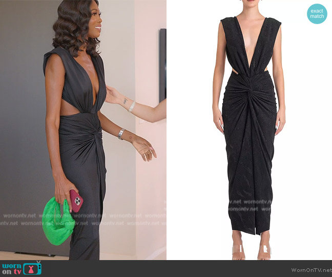 Baobab Mia Ruched Maxi Dress worn by Kiki Barth (Kiki Barth) on The Real Housewives of Miami