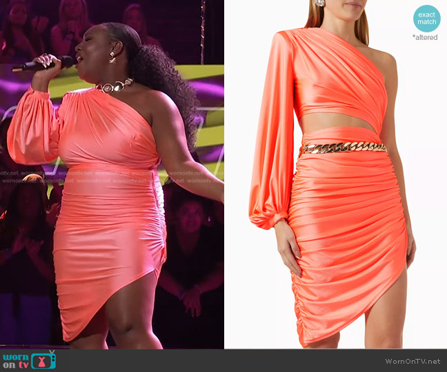 Bronx and Banco Jafari Midi Dress worn by Taylor Deneen on The Voice