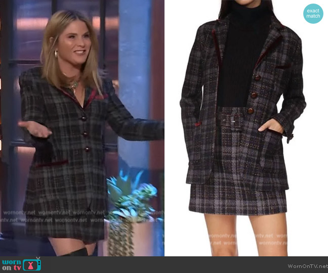 Cara Cara Ross Blazer worn by Jenna Bush on The Kelly Clarkson Show