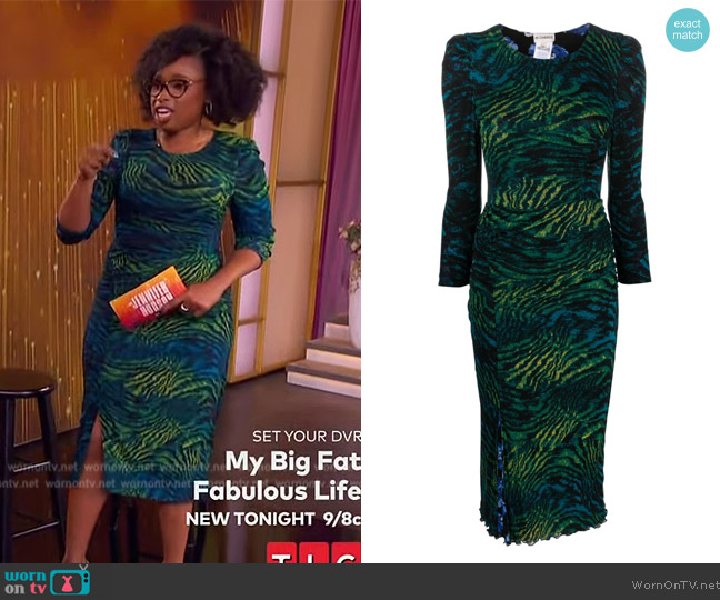 Diane von Furstenberg Priyanka Dress worn by Jennifer Hudson on The Jennifer Hudson Show
