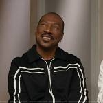 Eddie Murphy’s black striped track jacket on Today