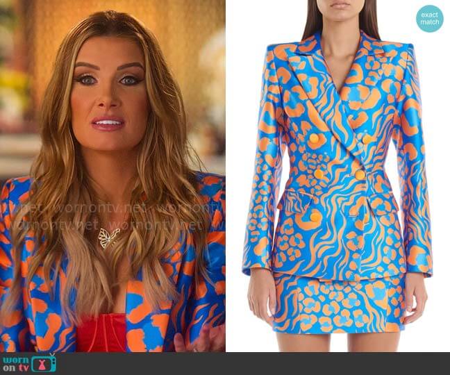 Eliya the Label Eden Blazer worn by Nicole Young on Selling Sunset