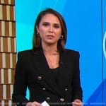 Elizabeth’s black blazer on Good Morning America