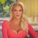 Emma’s red confessional dress on Selling Sunset