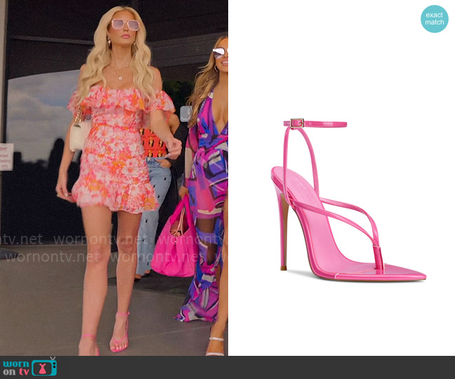 Femme LA Effie Sandals worn by Emma Hernan on Selling Sunset