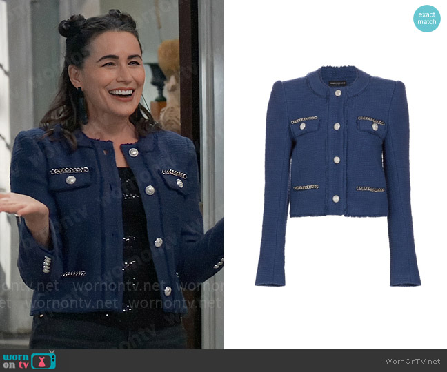 Generation Love Kristen Tweed Blazer worn by Lois Cerullo (Rena Sofer) on General Hospital