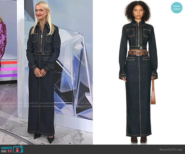 Helsa Denim Small Jacket worn by Zanna Roberts Rassi on Today