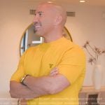 Jason’s yellow Prada t-shirt on Selling Sunset