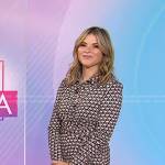 Jenna’s geometric print jumpsuit on Today