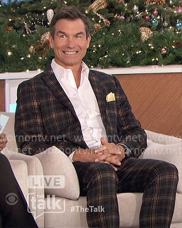 Jerry’s plaid suit on The Talk