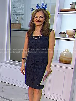 Joy Bauer’s blue lace dress on Today