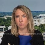 Julia Ainsley’s black tweed jacket on NBC News Daily