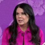 Lauren Graham’s pink jacket on Today