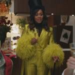 Lola’s yellow fur trim coat on All Rise