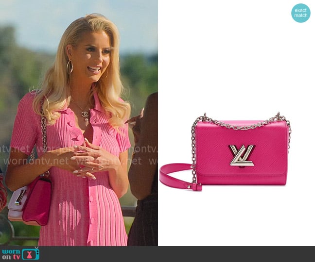 Louis Vuitton Twist Epi Bag worn by Emma Hernan on Selling Sunset