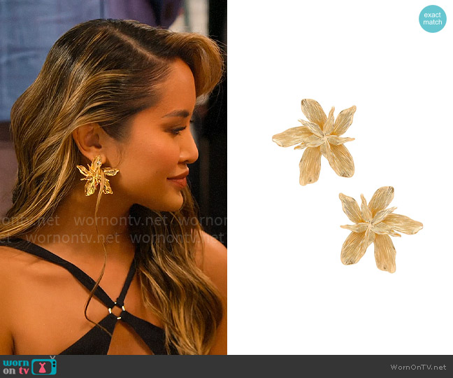Lovers and Friends Lorie Earrings worn by Cassandra Dawn on Selling Sunset