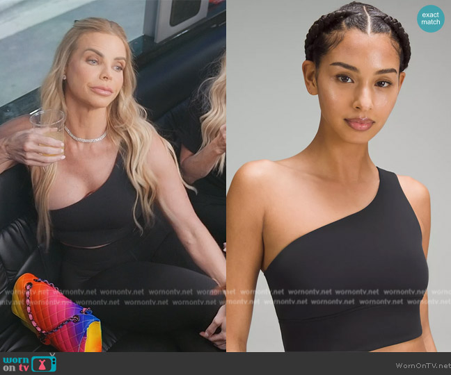 Lululemon Align Asymmetrical Bra worn by Alexia Echevarria (Alexia Echevarria) on The Real Housewives of Miami