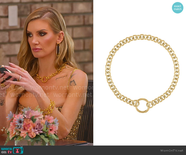 Maison Miru Baby Bubble Necklace worn by Nicole Young on Selling Sunset