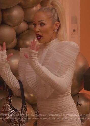 Mary’s metallic Prada bag on Selling Sunset