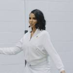 Mia’s white Nike jacket on The Real Housewives of Potomac