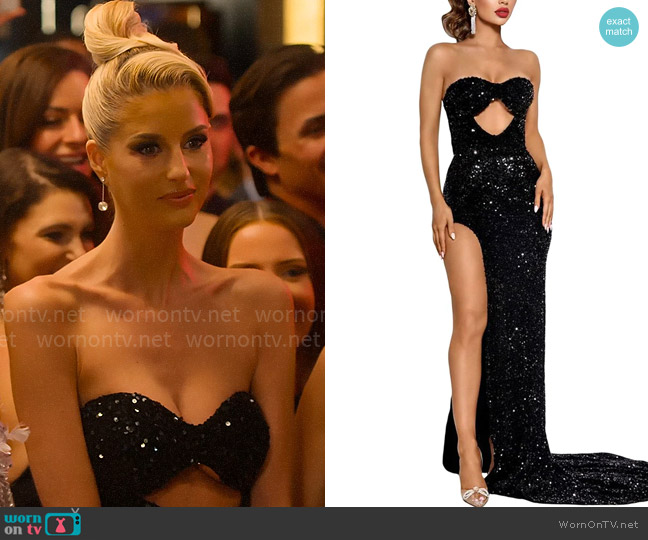 Michele Laperle Sequin Gown worn by Emma Hernan on Selling Sunset