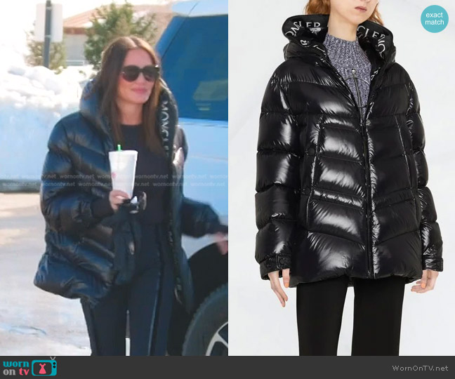 Moncler Clair Down Puffer Jacket worn by Meredith Marks on The Real Housewives of Salt Lake City