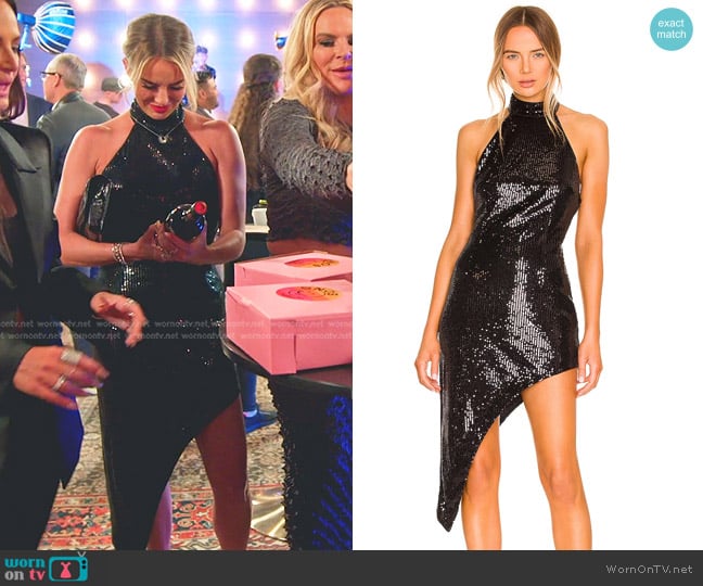 NBD Mirabelle Midi Dress worn by Whitney Rose on The Real Housewives of Salt Lake City