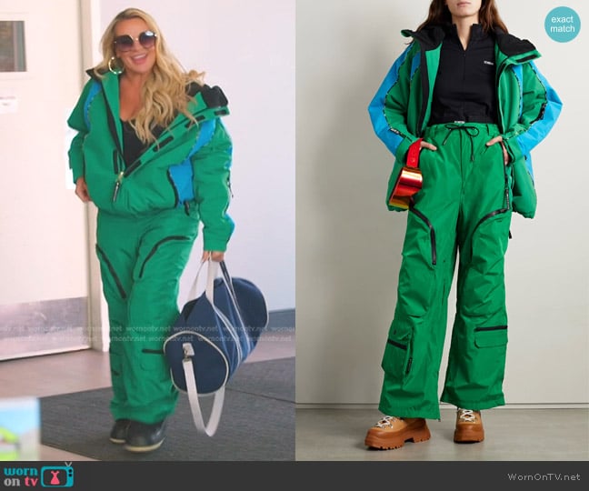 PE Nation Park City Recycled Ski Pants worn by Heather Gay on The Real Housewives of Salt Lake City
