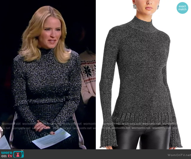 Proenza Schouler Avery Turtleneck Sweater worn by Sara Haines on The View