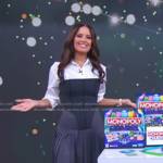 Rocsi Diaz’s grey corset dress on Good Morning America