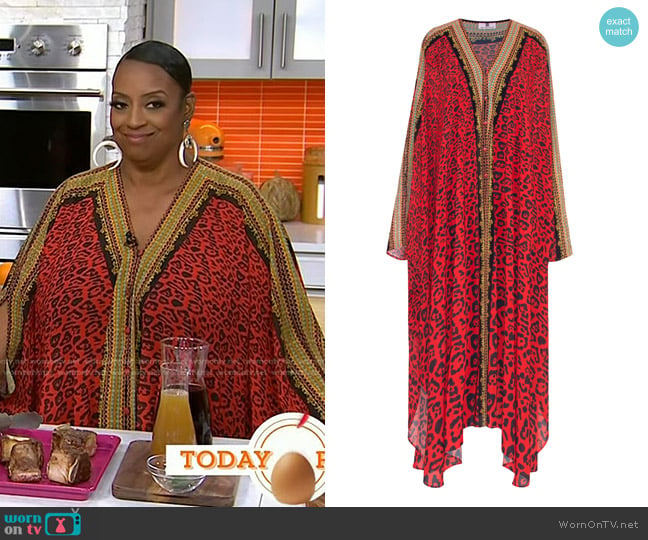 by Sai Sankoh Valencia Goddess Kaftan worn by Melba Wilson on Today