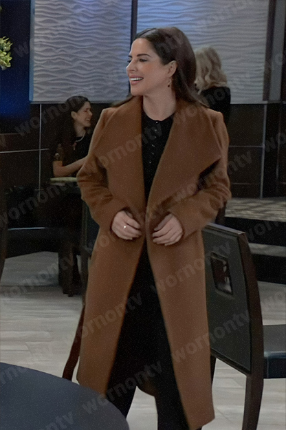 Sam’s brown coat on General Hospital