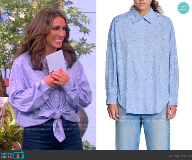 Sandro Janeiro Button-Up Shirt worn by Alyssa Farah Griffin on The View