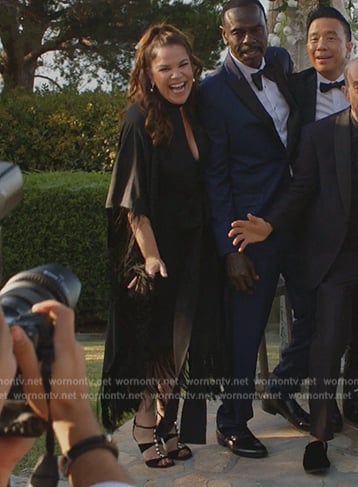 Sara’s black fringe dress on All Rise