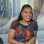 Sheinelle’s floral print cap sleeve dress on Today