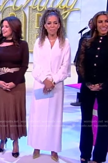 Sunny’s white shirtdress on The View