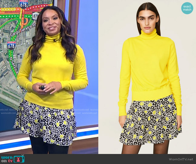 The Kooples Turtleneck Sweater worn by Adelle Caballero on Today