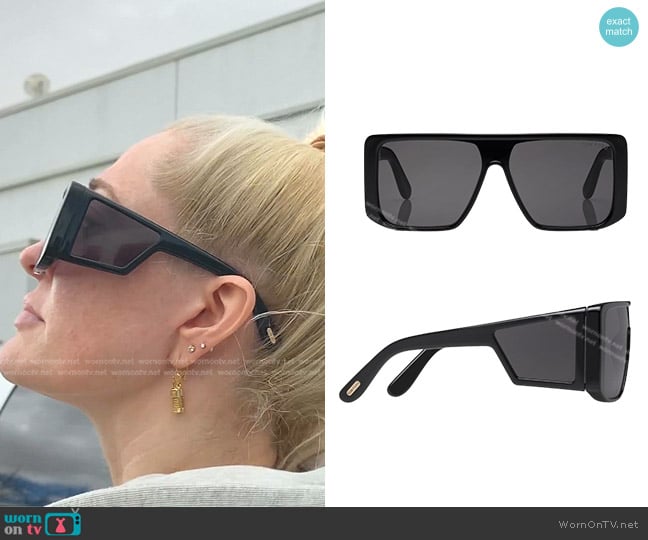 Tom Ford Atticus Sunglasses worn by Erika Jayne on The Real Housewives of Beverly Hills