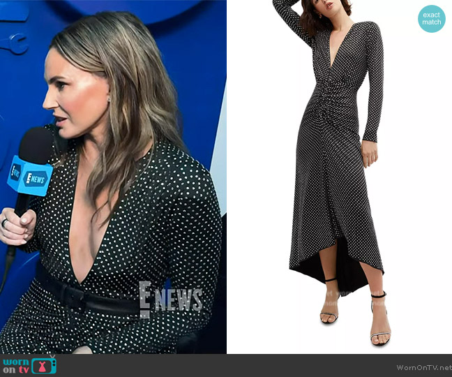 Kiah Dress Veronica Beard worn by Keltie Knight on E! News