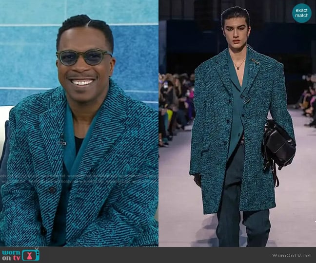 Versace Fall 2023 Ready to Wear Collection worn by Leslie Odom Jr. on Today