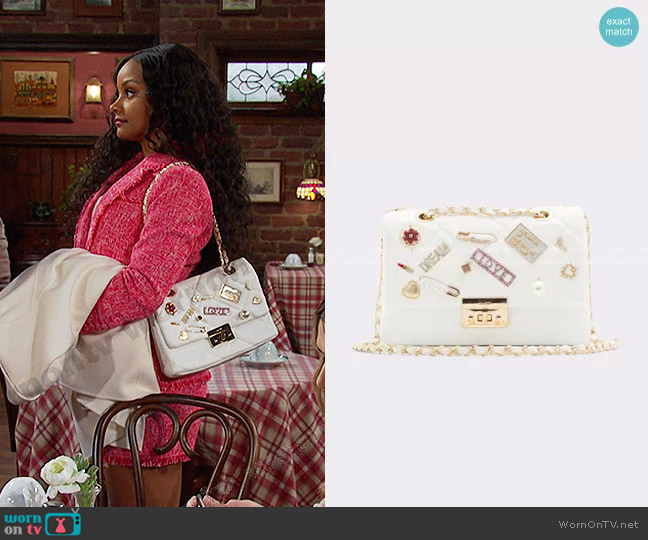 Aldo Glievia Bag worn by Chanel Dupree (Raven Bowens) on Days of our Lives